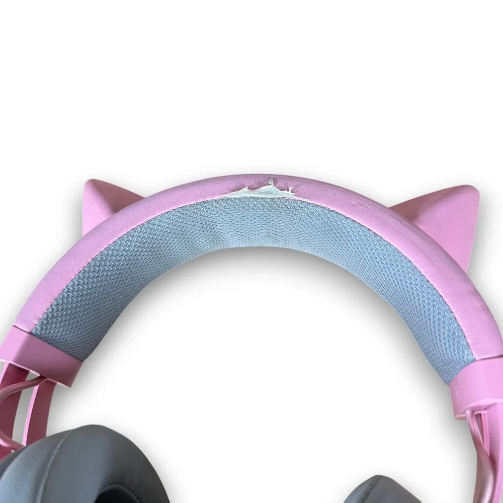 Razer Kraken Kitty Edition Gen 1 RGB Gaming Headset Quartz Pink‎ Wired USB